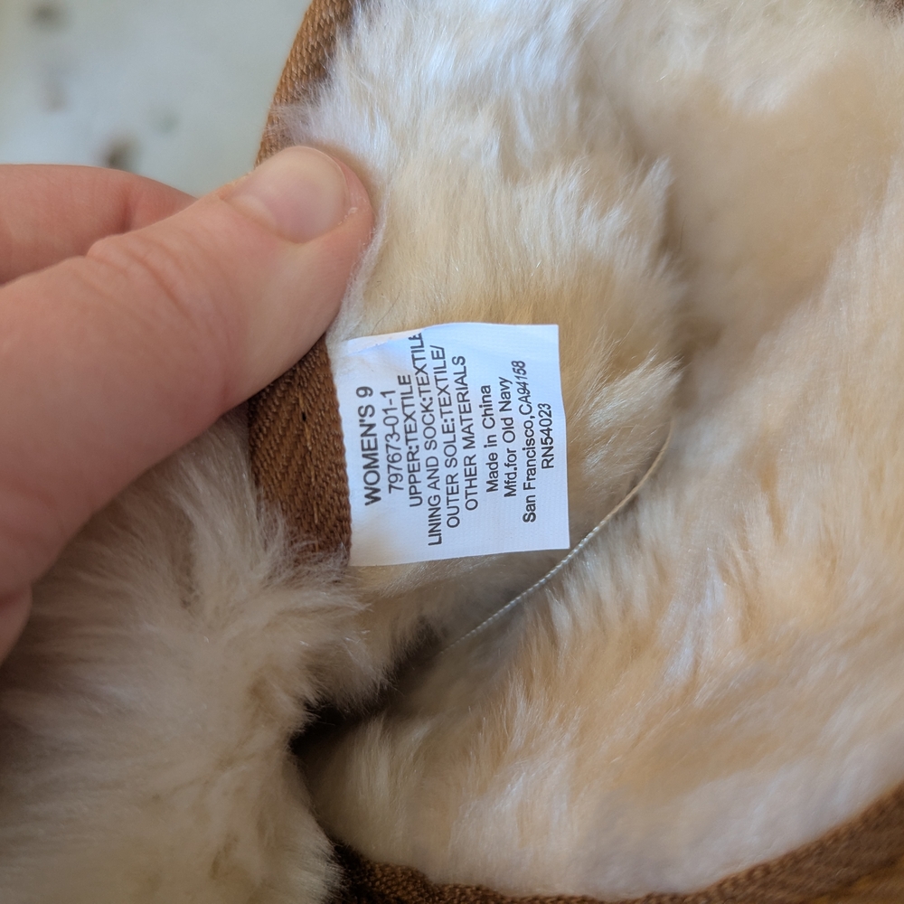 Old Navy Women's Winter Boots - Tan and Cream